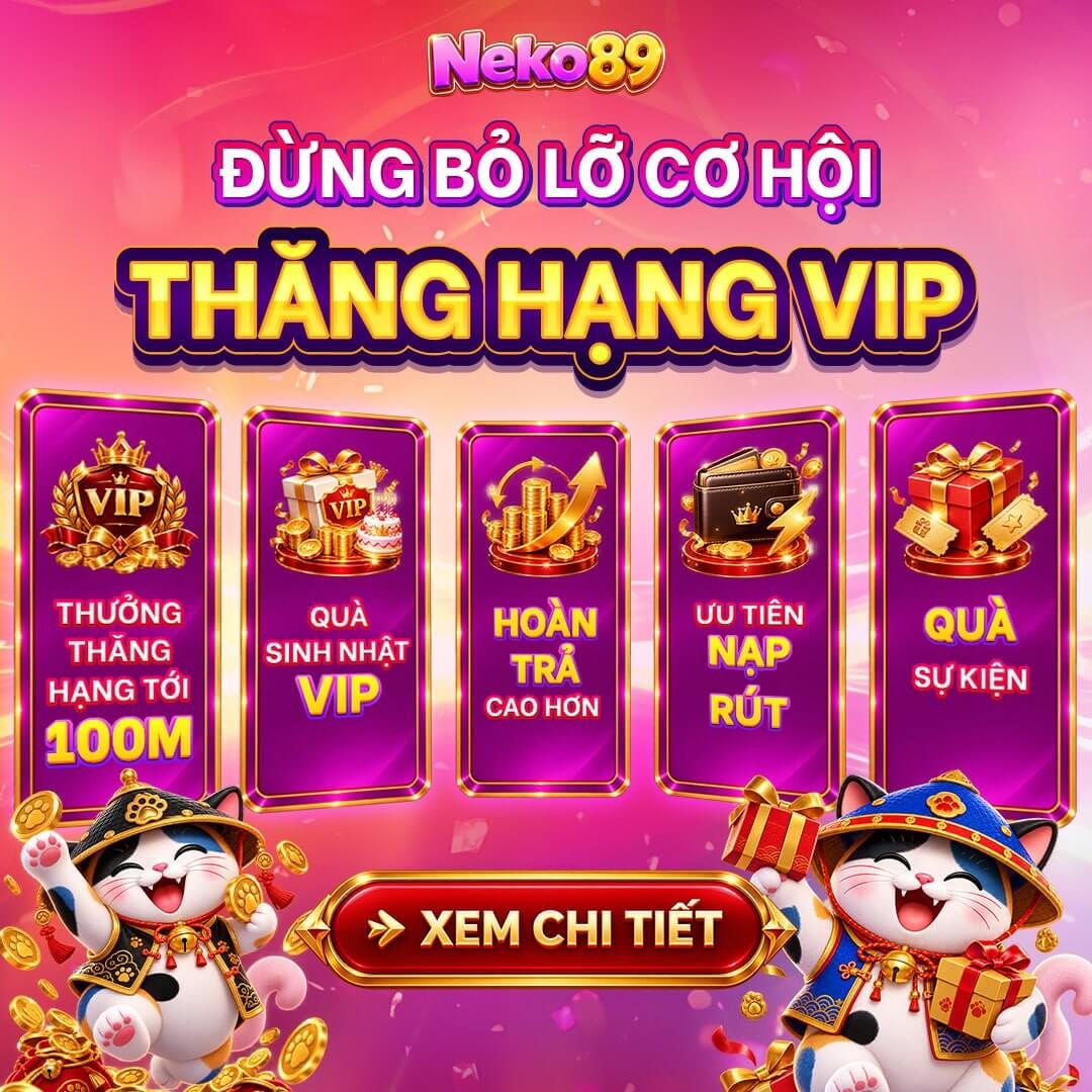 Banner sự kiện: Đừng bỏ lỡ cơ hội thăng hạng VIP, 5 quyền lợi